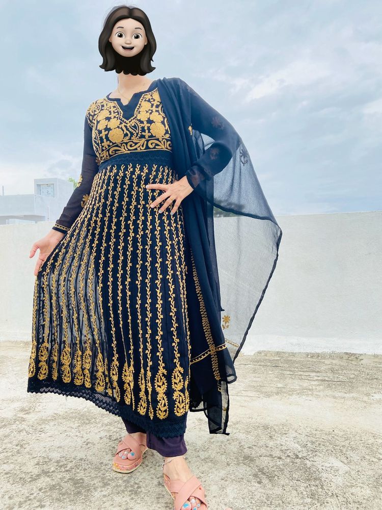 Black Anrakali Dress