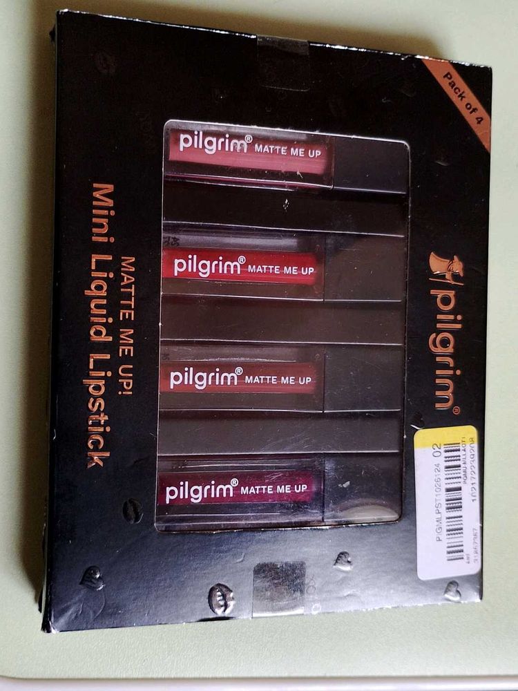 Pilgrim Mini Liquid Lipstick - Pack of 4
