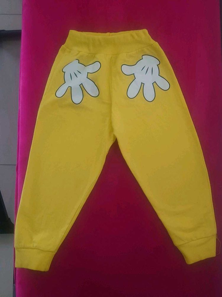 Mickey Mouse Yellow Pants