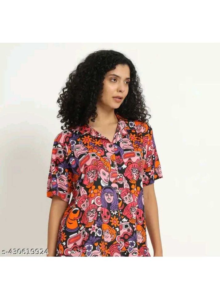 Cartoon Print Shirt