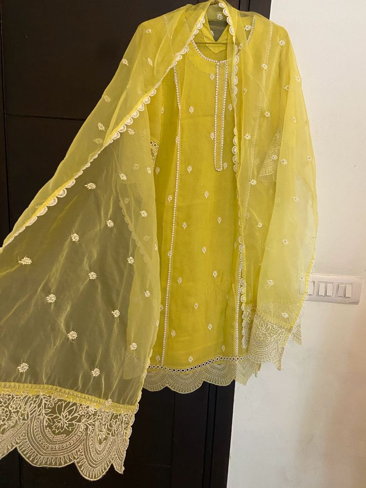 Rakhi Special‼️💛 Lime Green Suit