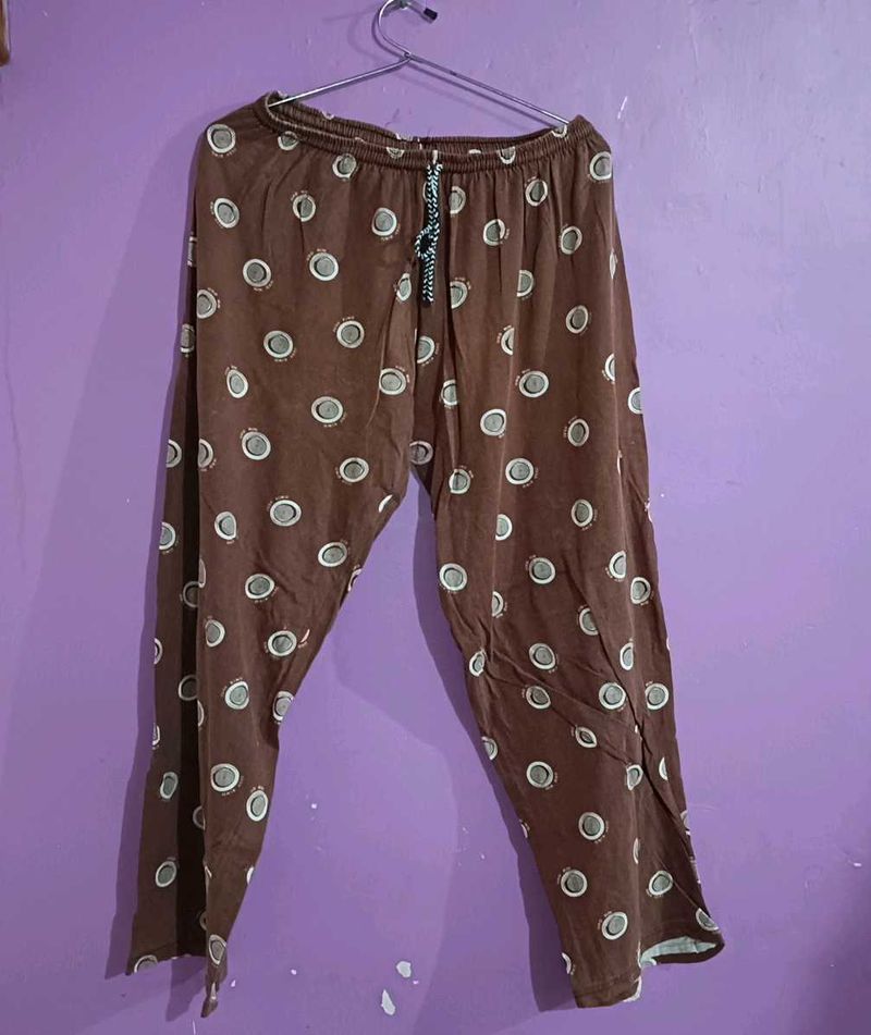 Brown Polka Dot Lounge Pants