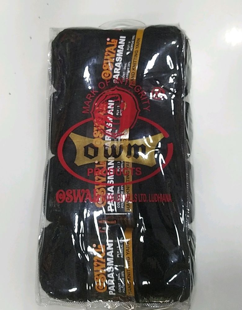 Oswal Black 🖤 Yarn