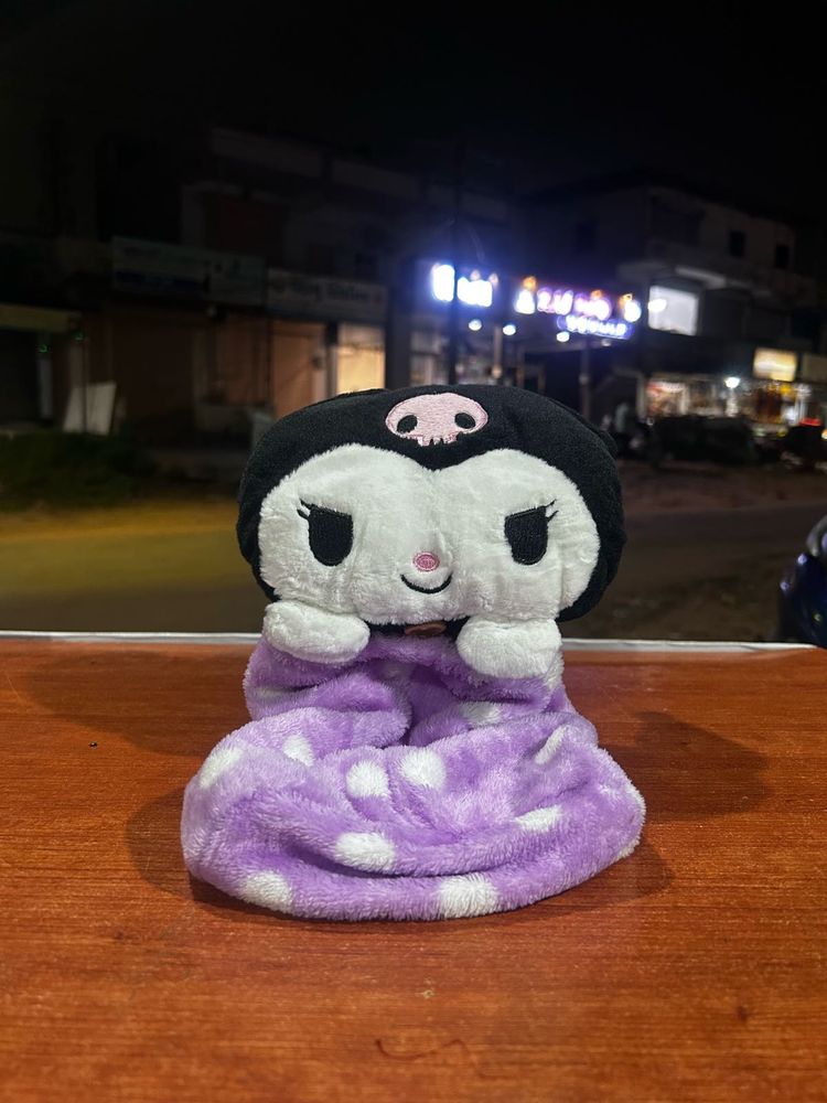 Kuromi storage bag Plush