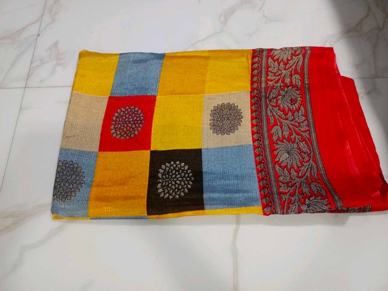 Silk Saree And Blouse