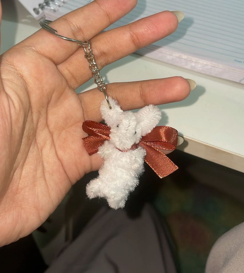 Cute  Bunny Keychain