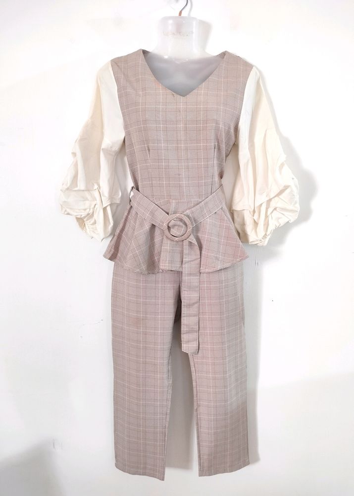 Tan And Off White Co-rds Sets (Women&#39;s)