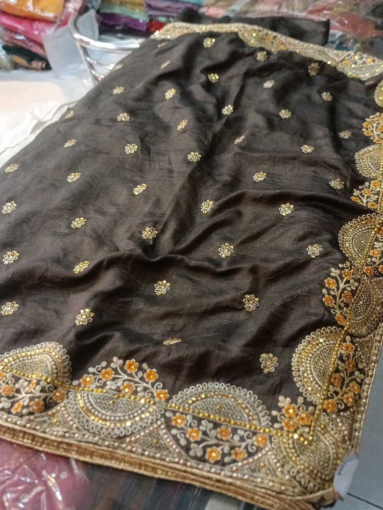 Elegant Embellished Saree