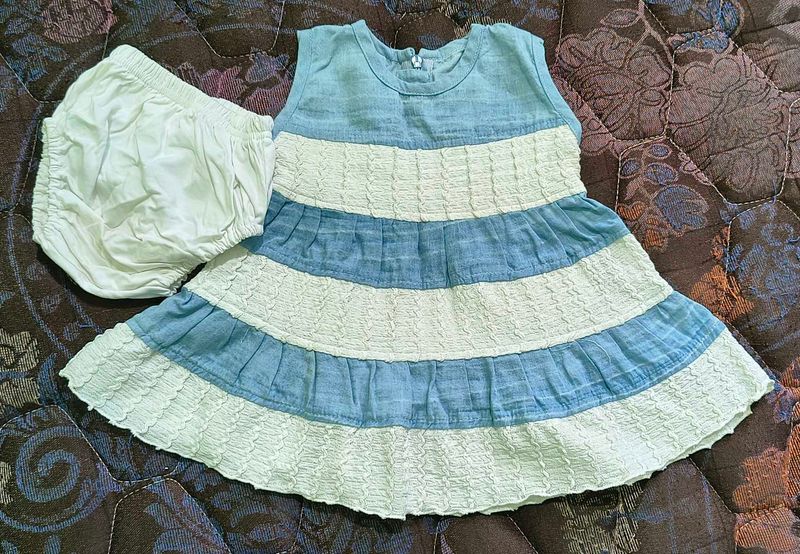 Cute Blue &amp; White Dress