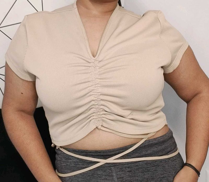 Ruched Front Top