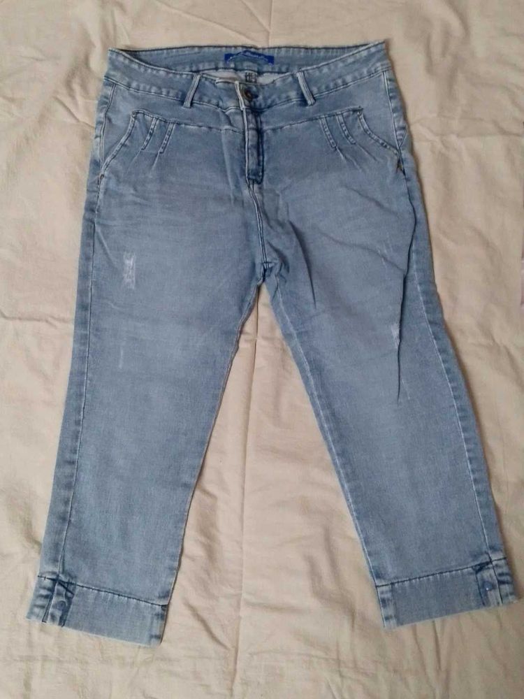 Denim Capri