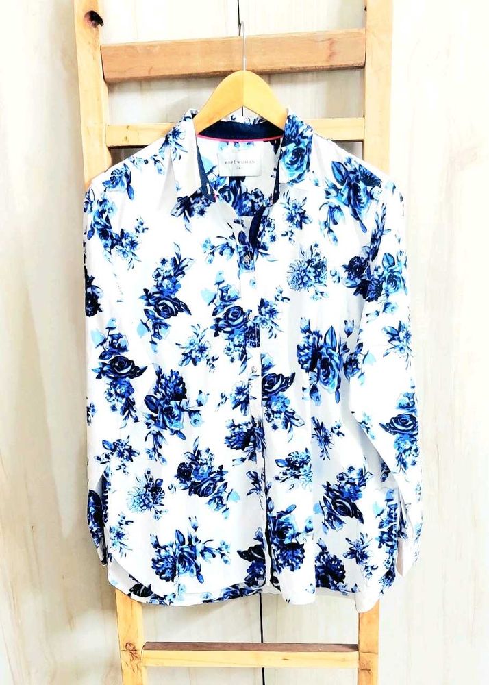 Fine Cotton Printed Shirt Bust Size-42
