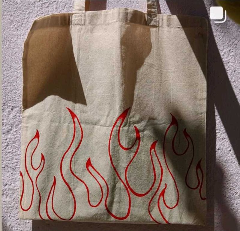Flame Tote Bag