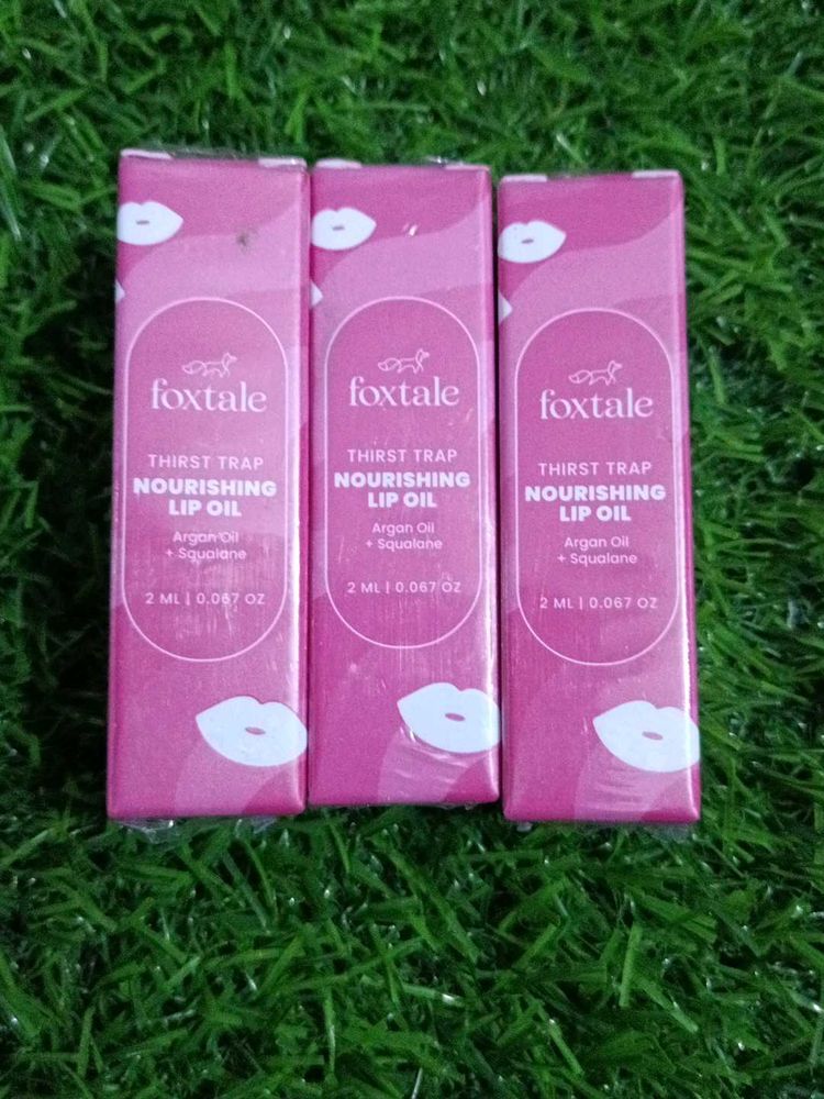 3 Foxtale Thirst Trap Nourishing Lip Oil