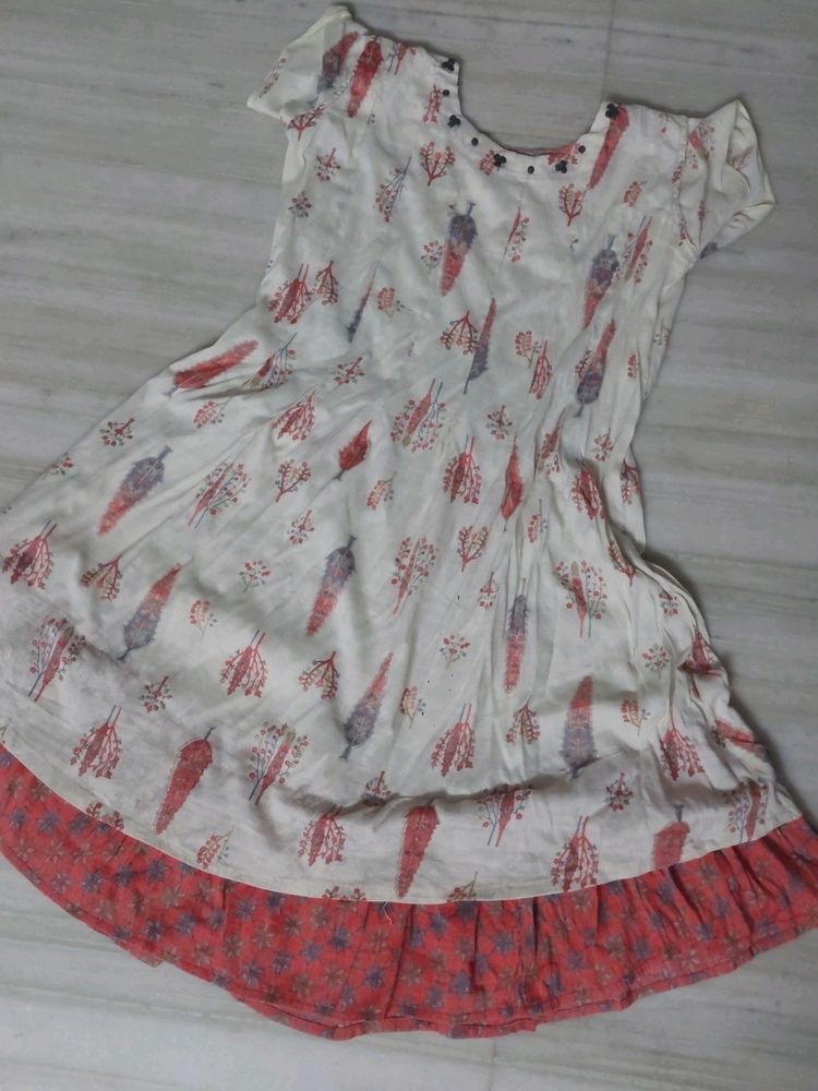 L Size Anarkali Kurtha