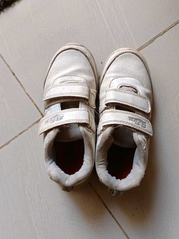 Kids' Casual White Sneakers