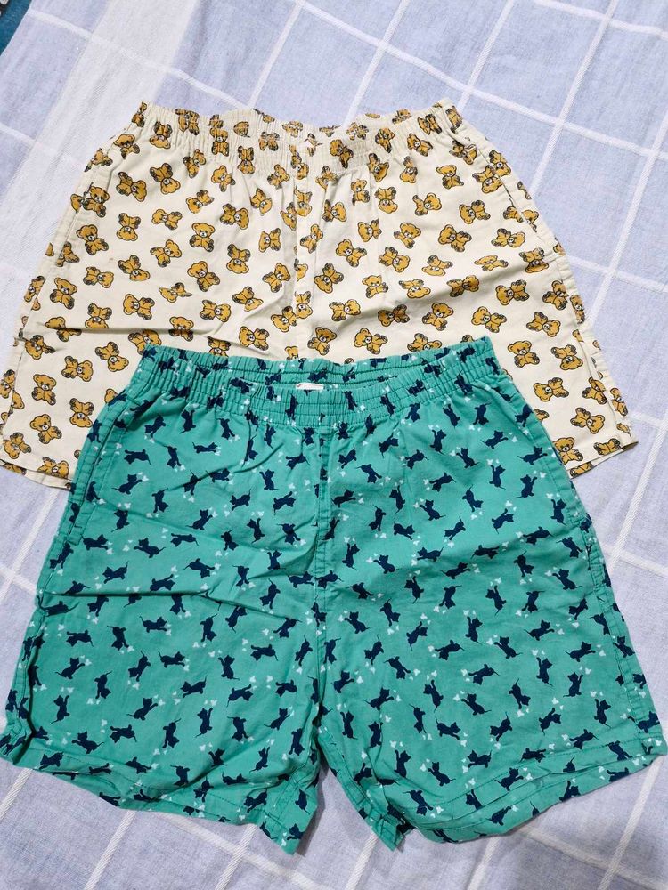Cute Printed Shorts - Bundle of 2 for 8y