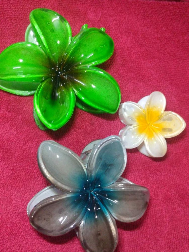 Flower Hair Clips