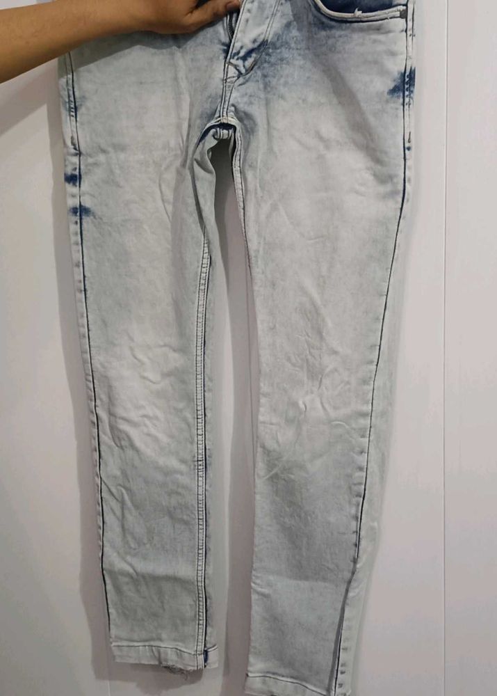 Acid Wash Denim Jeans