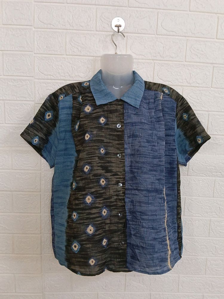 HALF SLEEVES GEORGETTE SHIRT