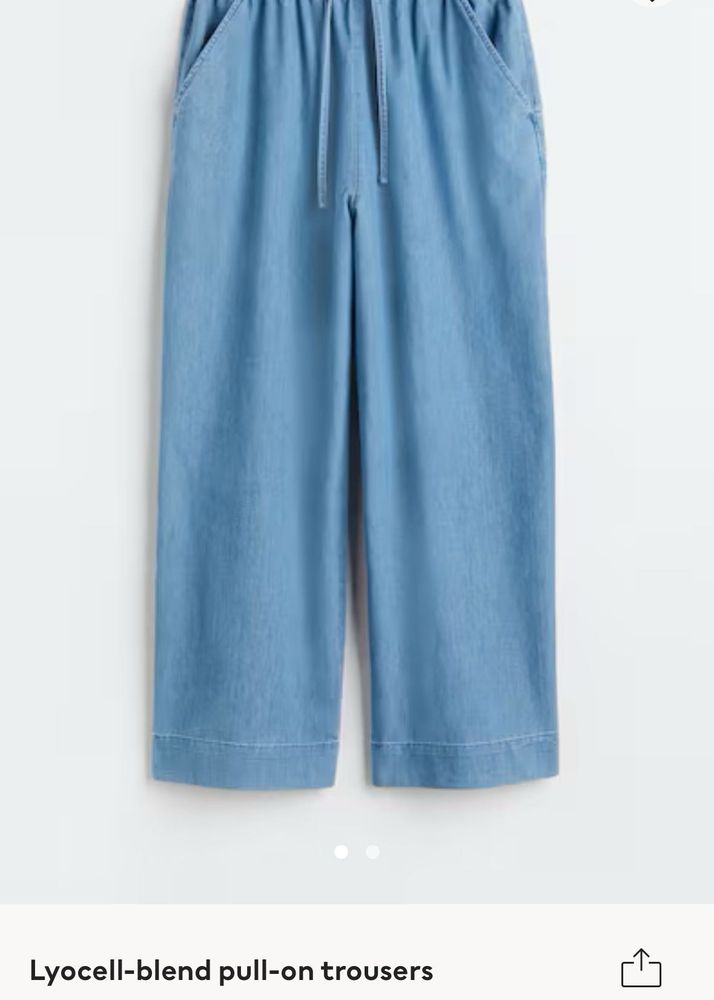 Blue Denim Culottes