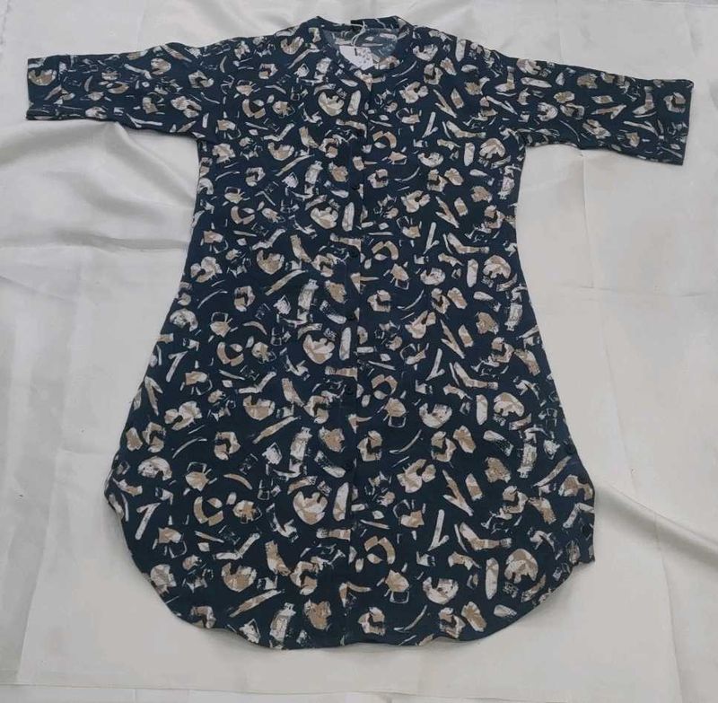 Patterned Casual T-Shirt Dress