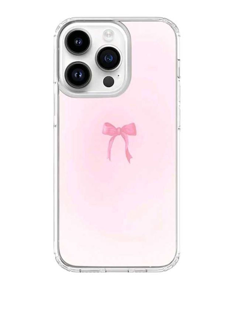 Pink Bow Phone Cover Aesthetic