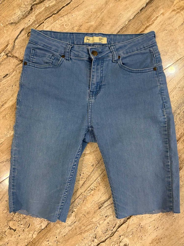 Blue Denim Jorts