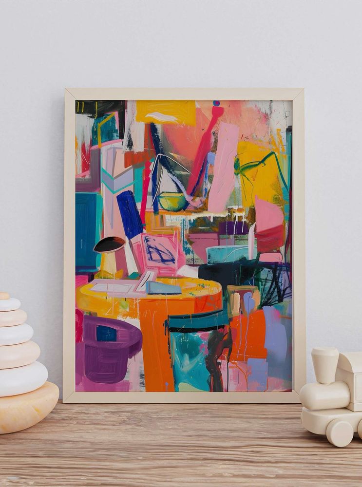 Abstract Framed Art 38
