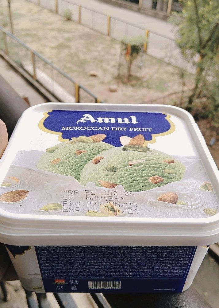 Amul Icecream Empty Box