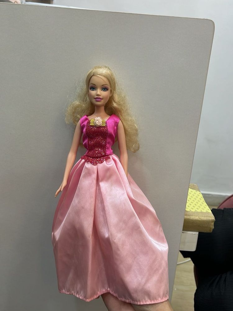 Barbie Doll in Pink Gown