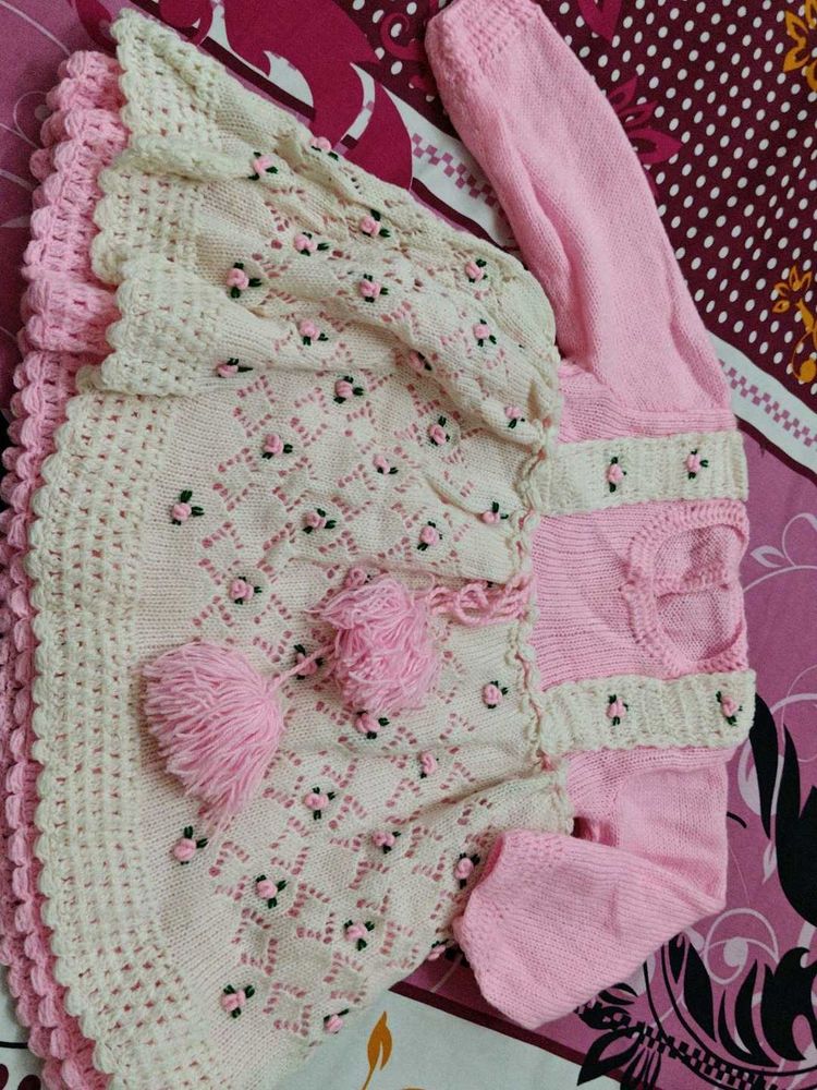 Woollen Frock 3yrs