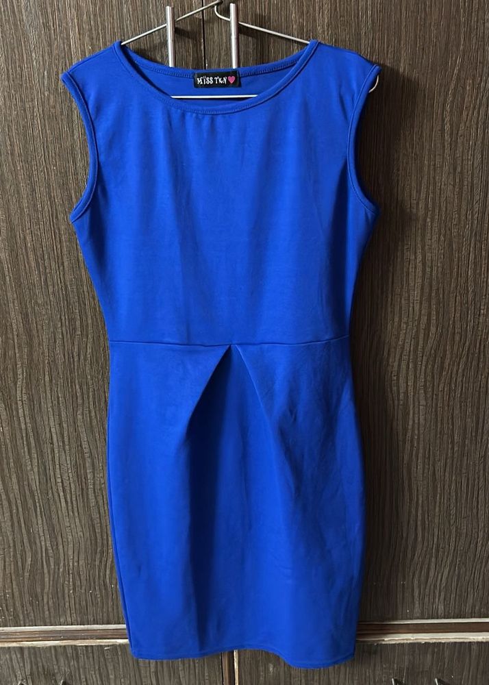 Miss Tly Royal Blue Mini Dress