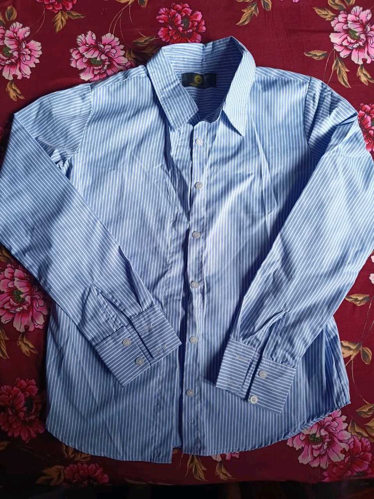 Striped Blue Shirt