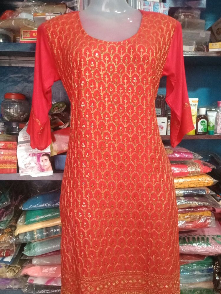 Worked Kurti