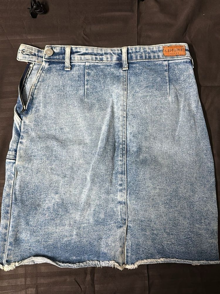 Denim Mini Skirt