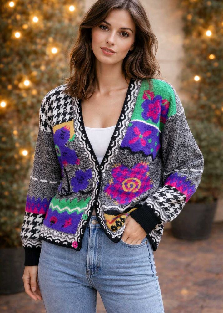 Eclectic Knit Cardigan
