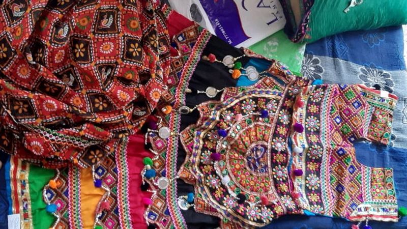 Navratri Kchi Wark Choli 11 Se 15 Sal Ki Bachi Ke Liye