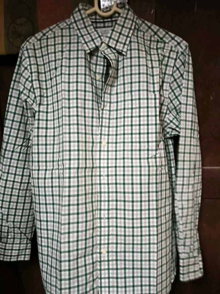 Green Stripes SHIRT With Full Sleeves