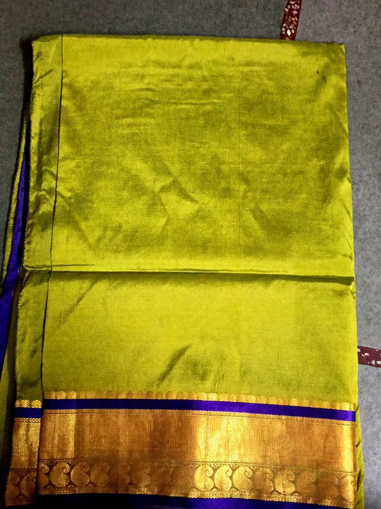 Silk Saree with Golden Border