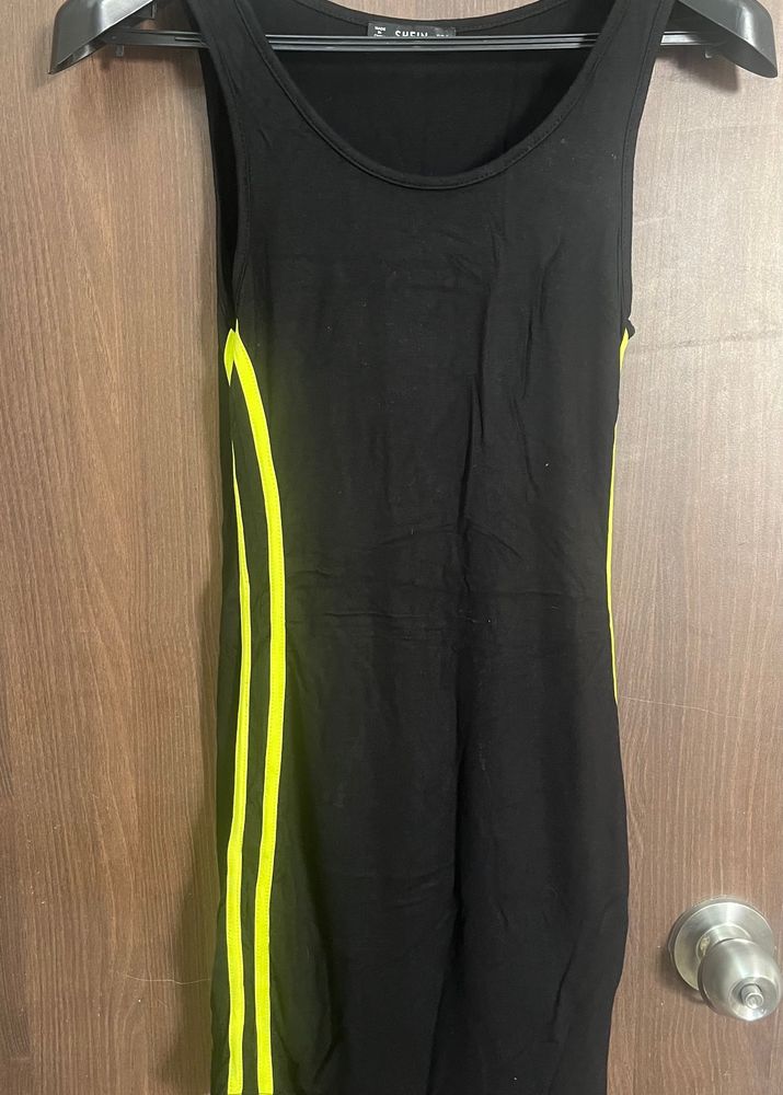 Body Cone Cute Black Dress From Shein