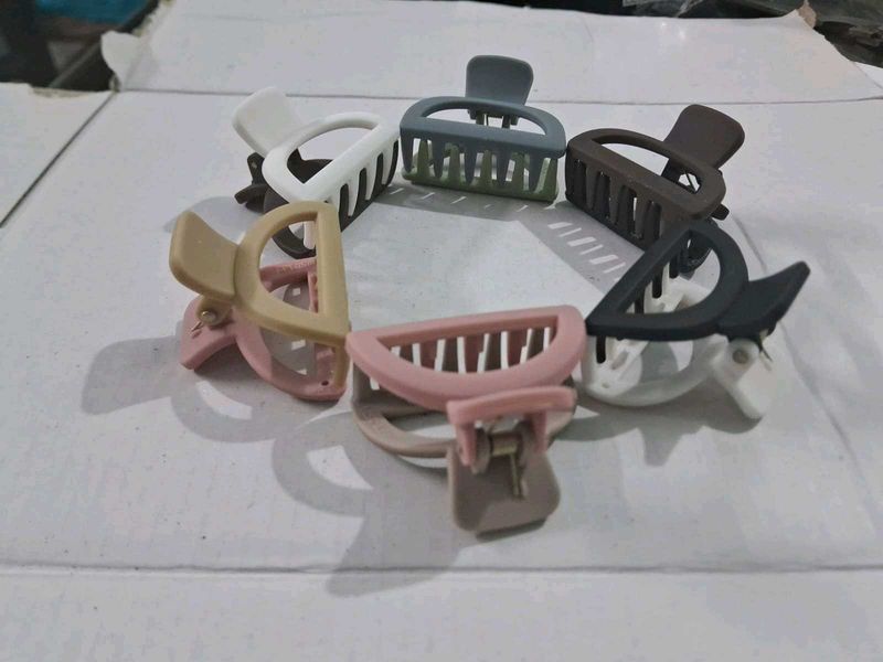 Pastel Hair Claw Clip Set