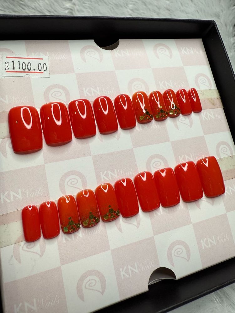 (Sale) Red Press On Nails 4 Ur Beautiful Hands 🙌
