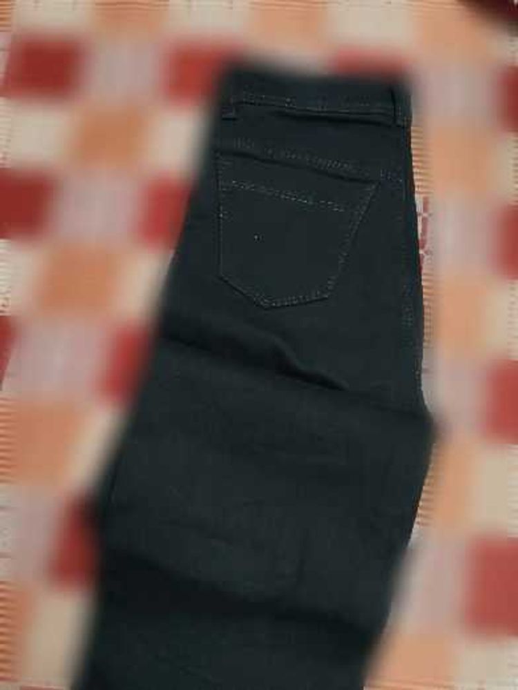straight fit black jeans for women
