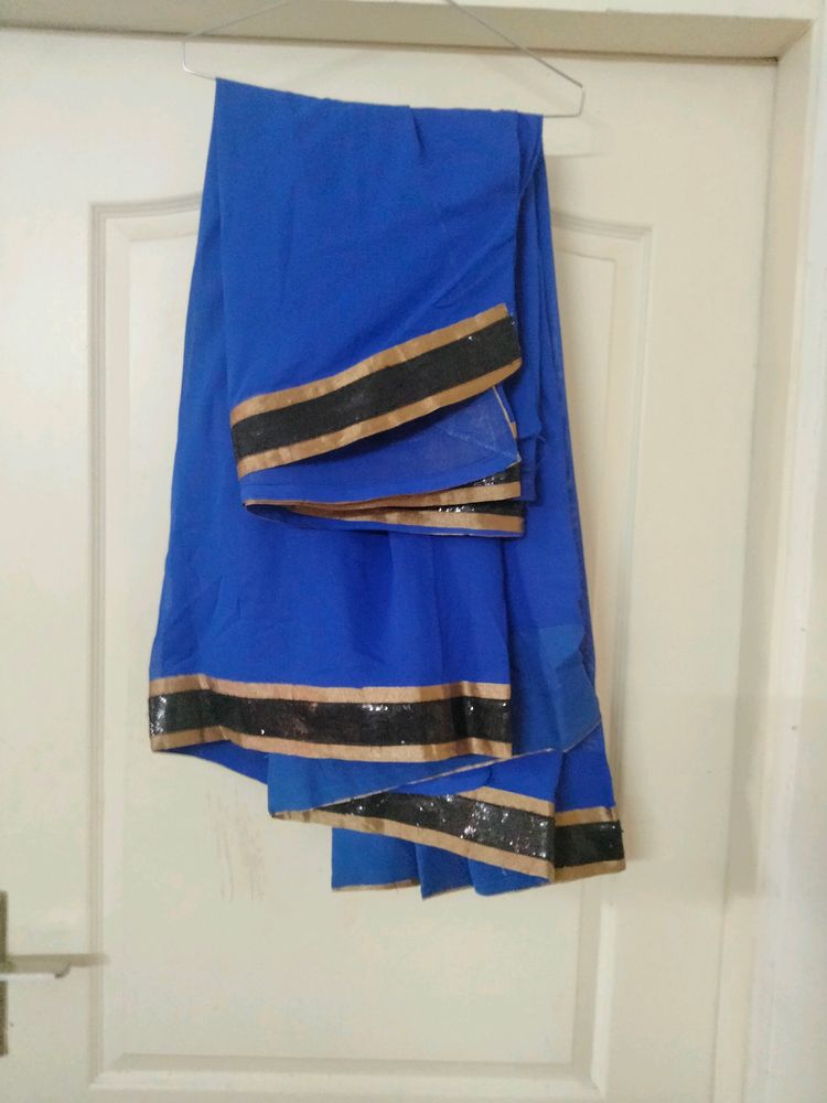 Desi Girl Simple Elegant Stitched Saree