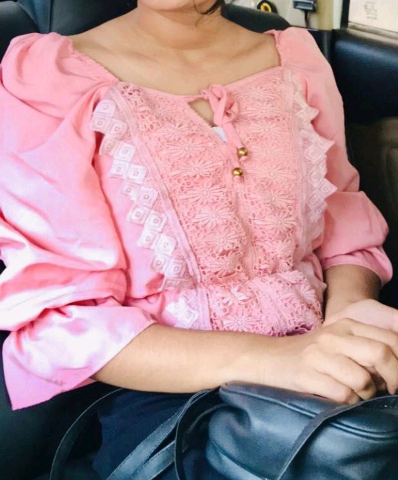 Girl Pink Top