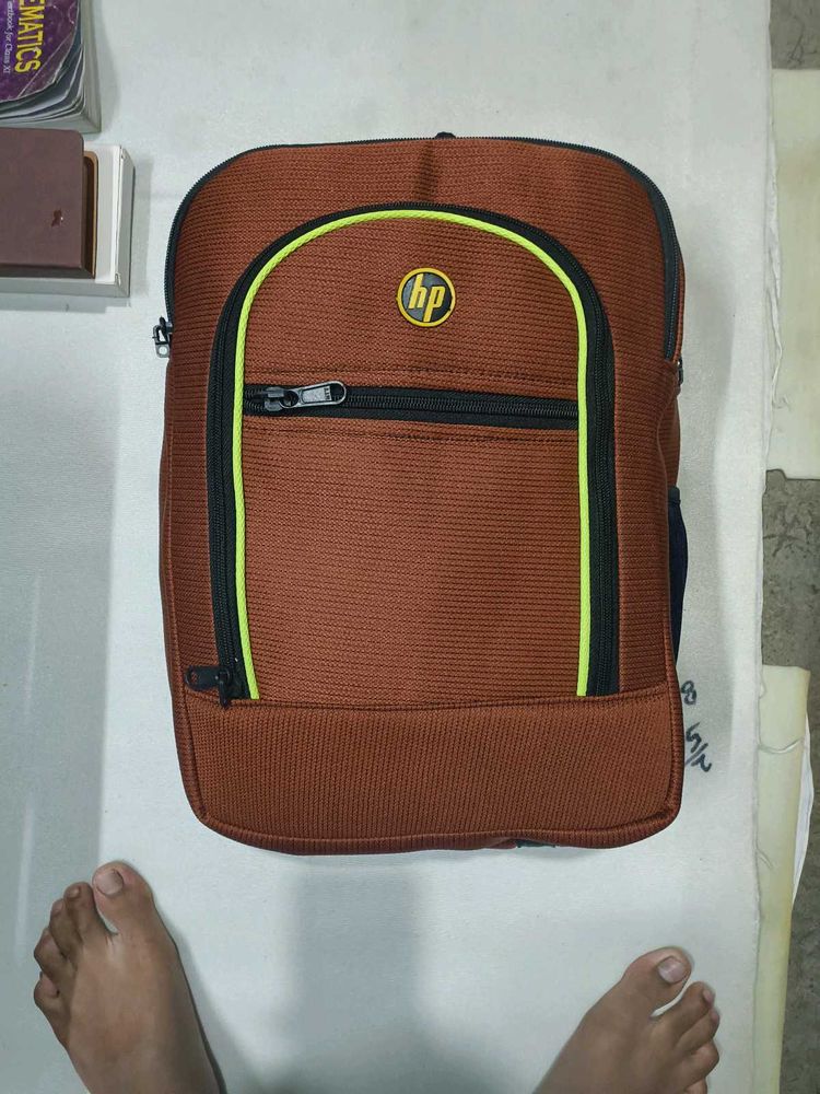 HP Brown Backpack