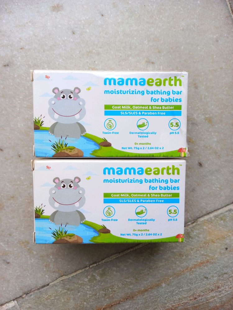 MAMAEARTH BABY SOAP COMBO OF 2( 75G×4)