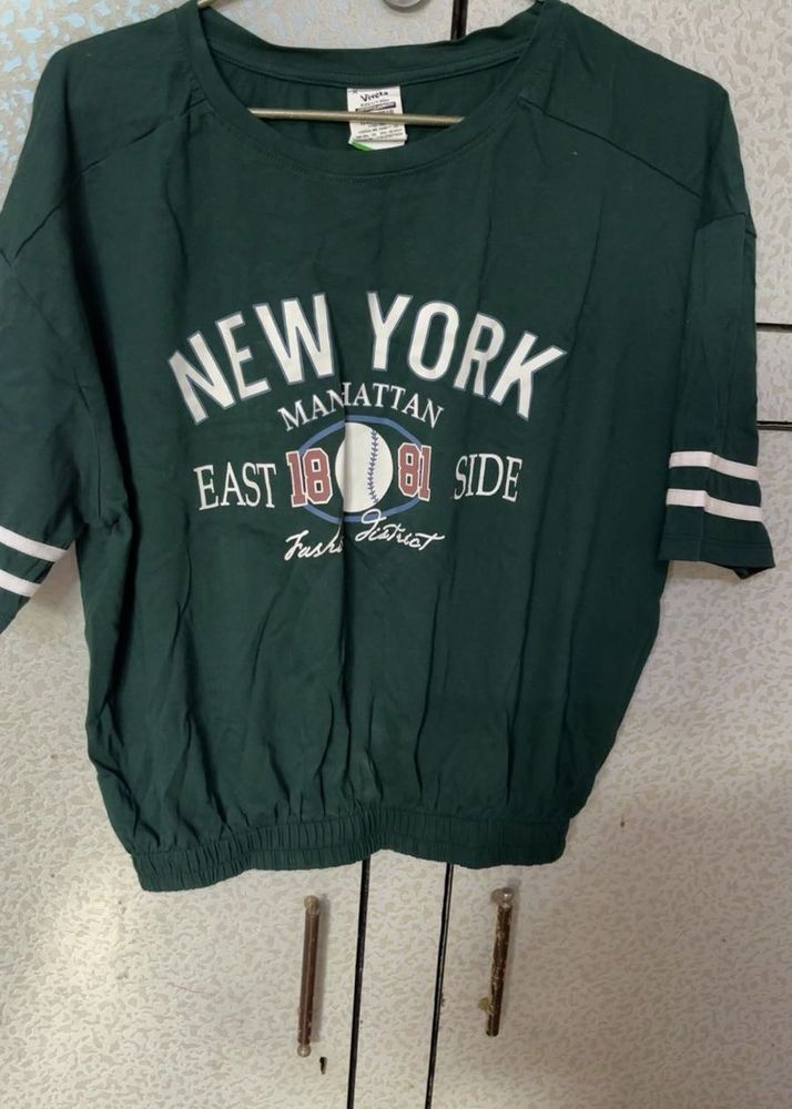 Green New York T-Shirt