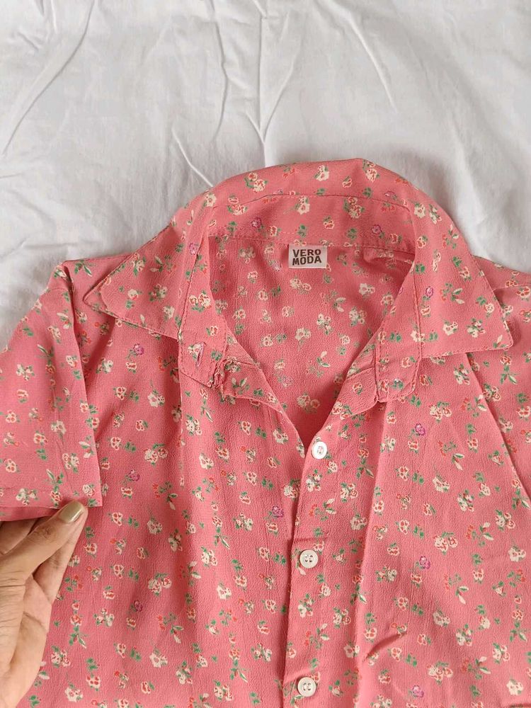 Boxy Crop Shirt